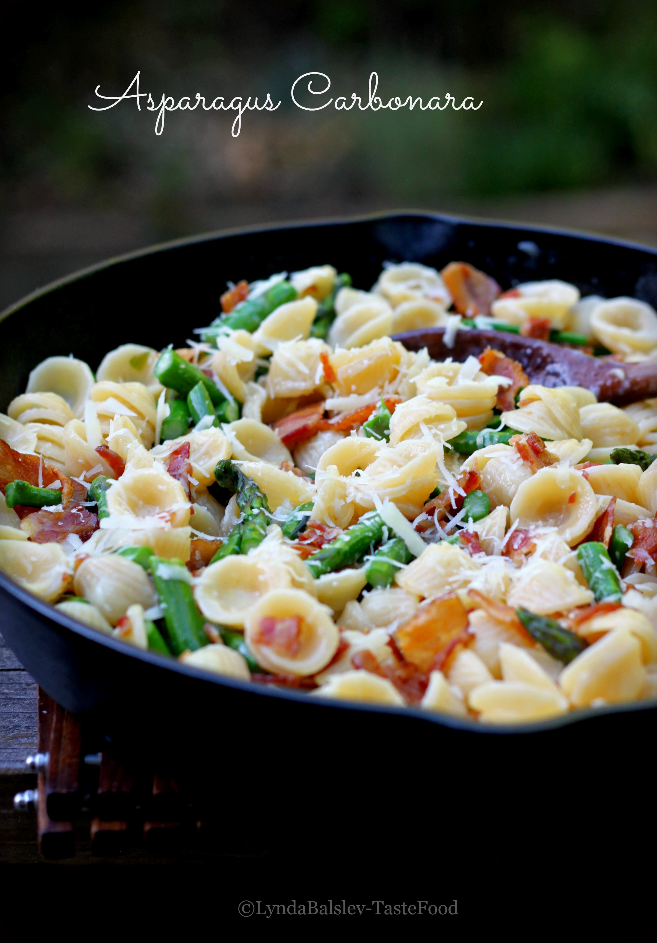 Asparagus Carbonara TasteFood